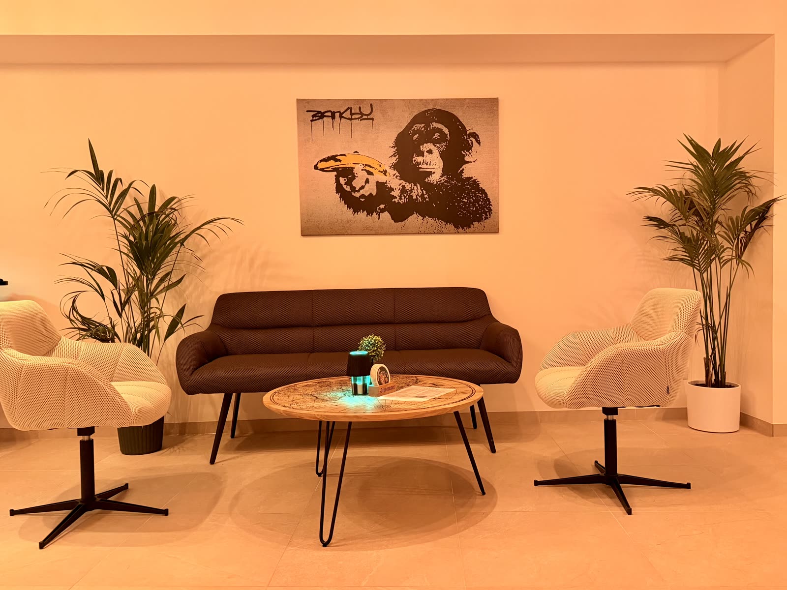 Banksy-Ecke mit Sofa